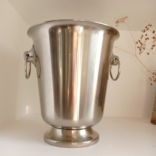 Letang Brushed Stainless Steel Champagne Bucket -Remy