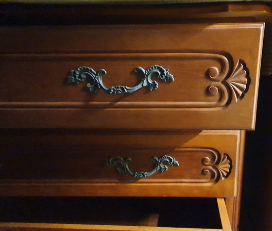 Image 1 of Contemporary Wooden Chest - 3 Drawers