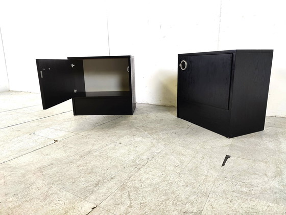 Image 1 of 2x Tables de chevet vintage, 1970