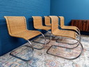 5 sedie vintage Mies van der Rohe MR10