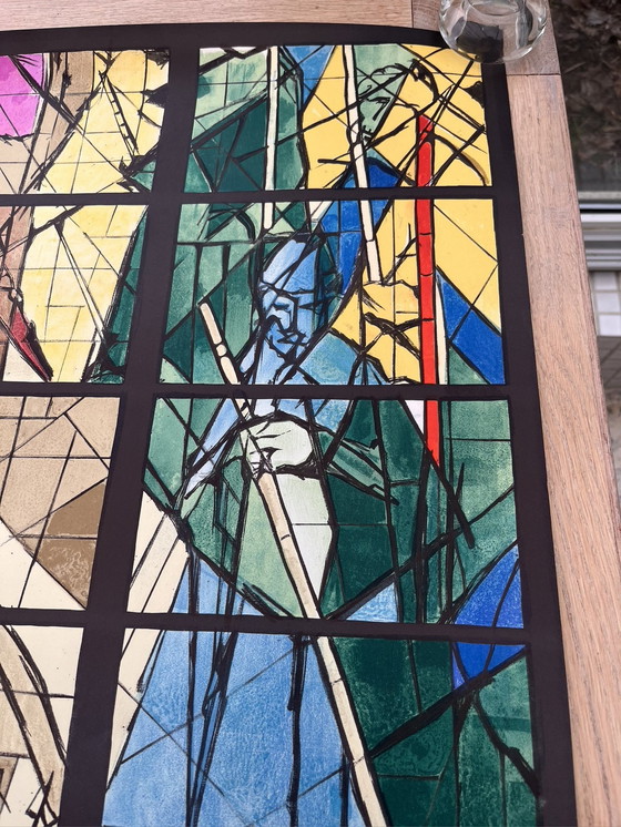 Image 1 of Metz Cathedral Stained Glass Poster