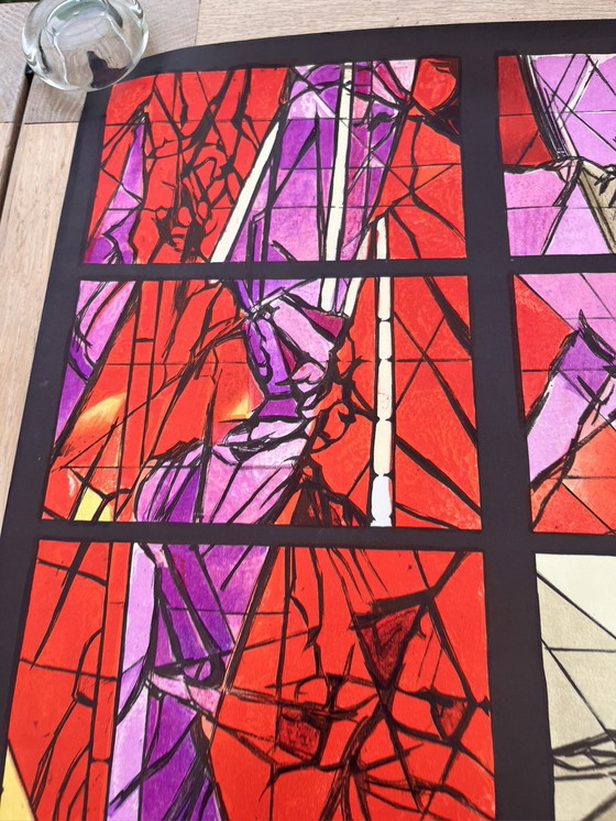 Image 1 of Metz Cathedral Stained Glass Poster