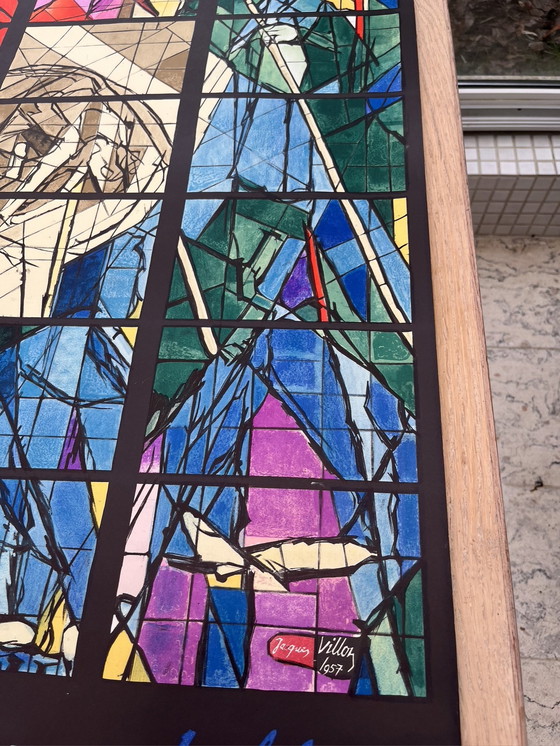 Image 1 of Metz Cathedral Stained Glass Poster