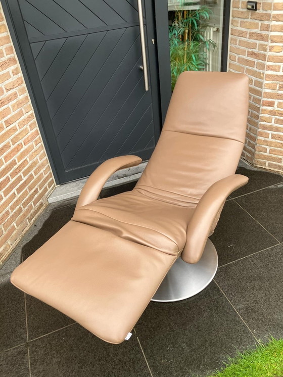 Image 1 of Beautiful Recent Jori Yoga Relax Taupe Leather New Condition!!!