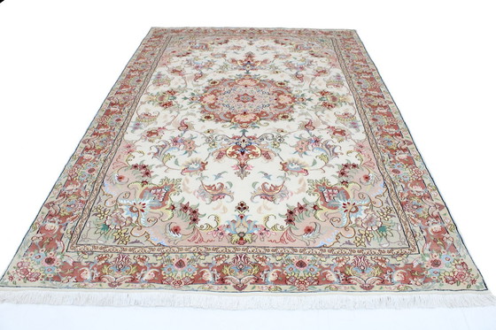 Image 1 of Original hand-knotted Persian carpet Tabriz 304 X 203 Cm New , Unused