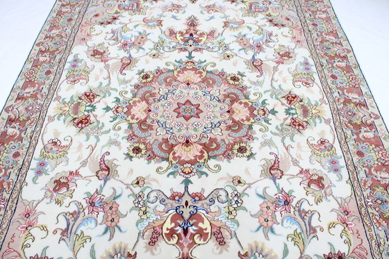 Image 1 of Original hand-knotted Persian carpet Tabriz 304 X 203 Cm New , Unused