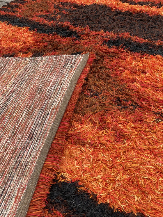 Image 1 of Vintage 2.5 Meters by 3.5 Meters Rya Style Floor Carpet