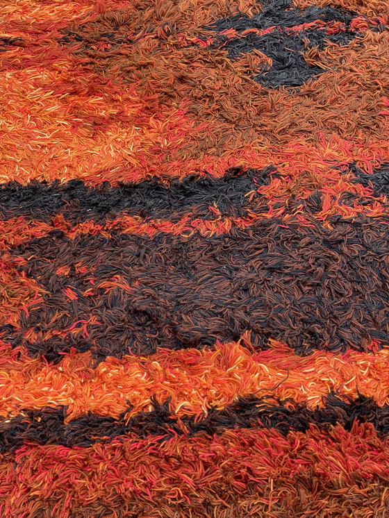 Image 1 of Vintage 2.5 Meters by 3.5 Meters Rya Style Floor Carpet