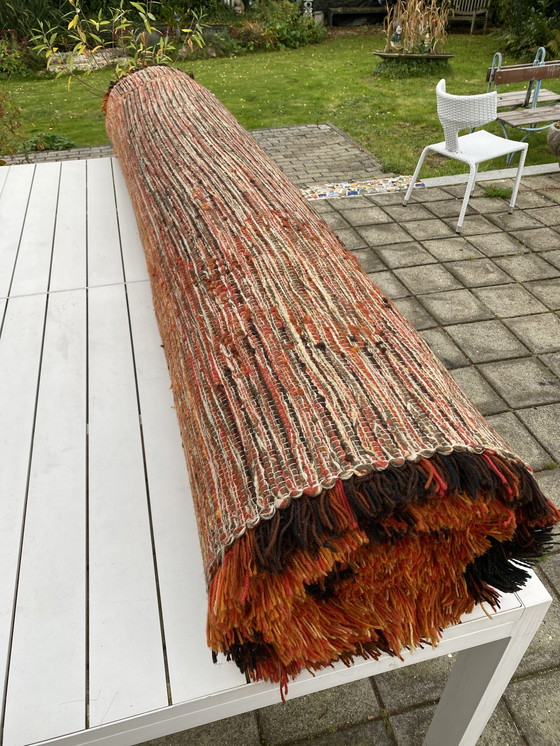 Image 1 of Vintage 2.5 Meters by 3.5 Meters Rya Style Floor Carpet