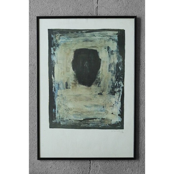 Image 1 of Vintage lithograph by Alain Winance, 1990