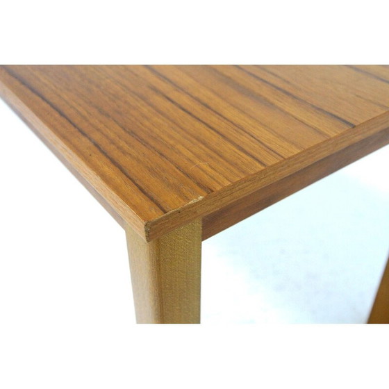 Image 1 of Minimalist vintage teak bench, Sweden 1960s