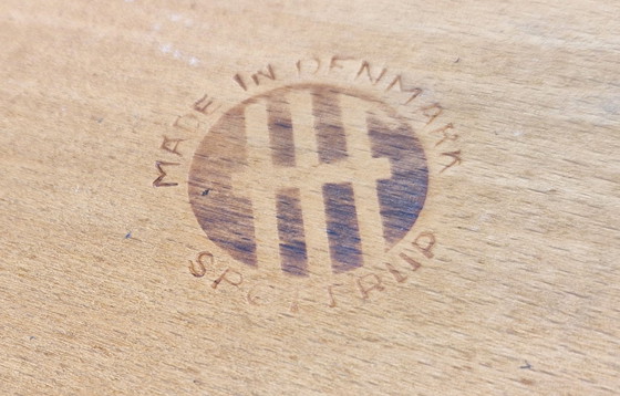 Image 1 of Spøttrup Teak Stool by Hugo Frandsen