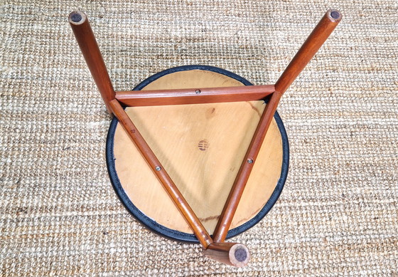 Image 1 of Spøttrup Teak Stool by Hugo Frandsen