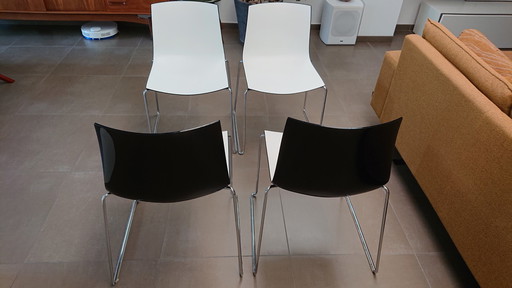 4x chairs Arper Catifa 46