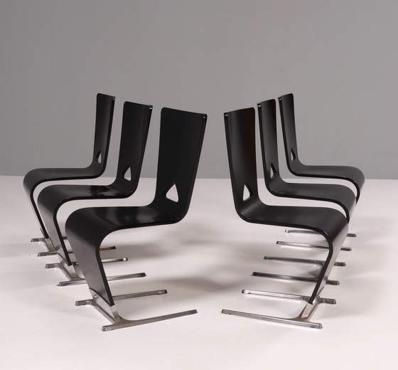 Image 1 of 6x Dyna chairs Sacha Lakic for Roche Bobois