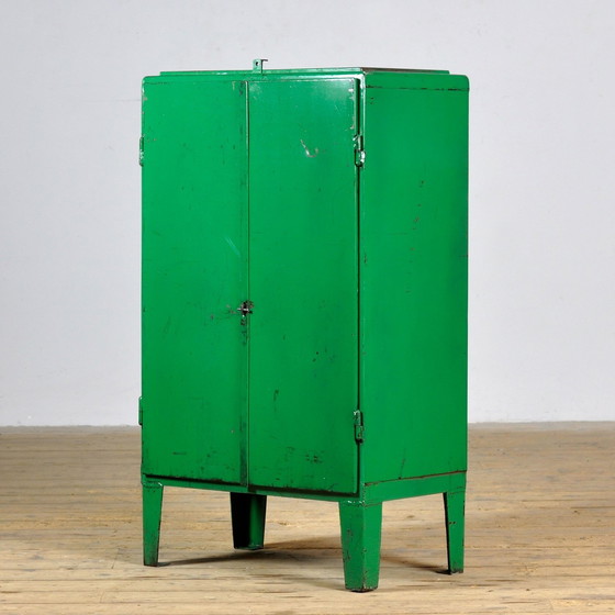 Image 1 of Industrial Iron Cabinet, 1960S