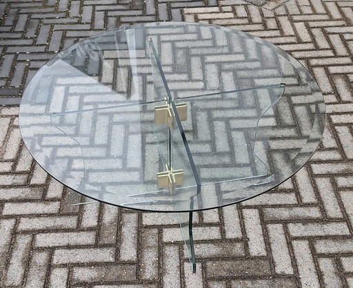 Modern glass designer coffee table