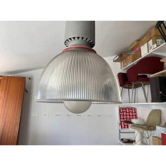 Image 1 of Lampada a sospensione industriale in alluminio, 1970