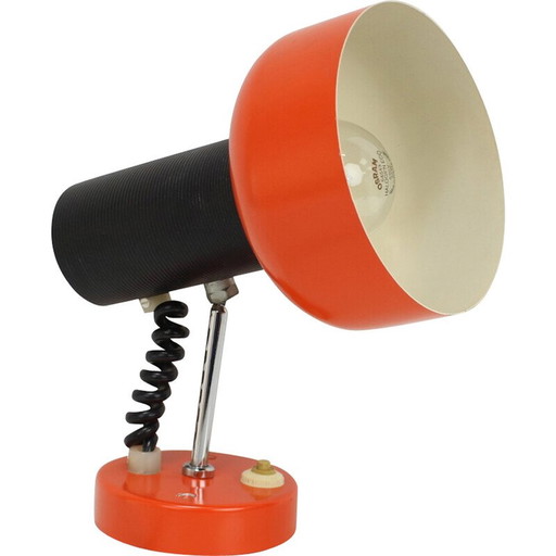 Vintage metal wall lamp for Napako, Czechoslovakia 1960