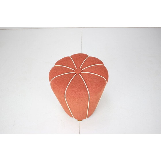 Image 1 of Vintage pouf by Jindřich Halabala, Czechoslovakia 1950s