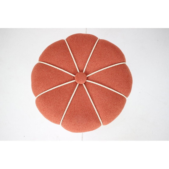 Image 1 of Vintage pouf by Jindřich Halabala, Czechoslovakia 1950s