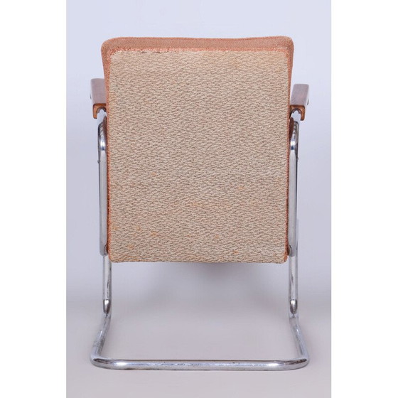 Image 1 of Vintage Bauhaus armchair in chrome steel by Vichr a Spol, Czechoslovakia 1930