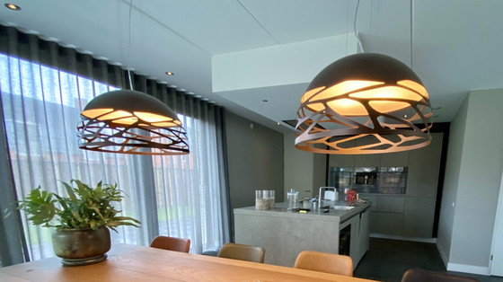 Image 1 of 2x Studio Italia Pendant Lamp Design Kelly So 1 Bronze.