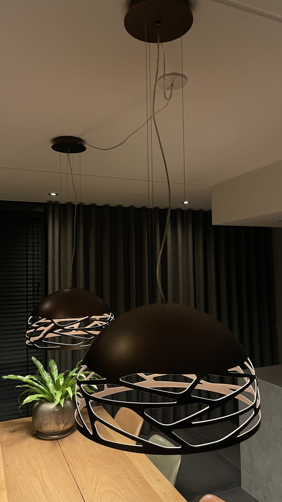 Image 1 of 2x Studio Italia lampe suspendue Design Kelly So 1 Bronze.