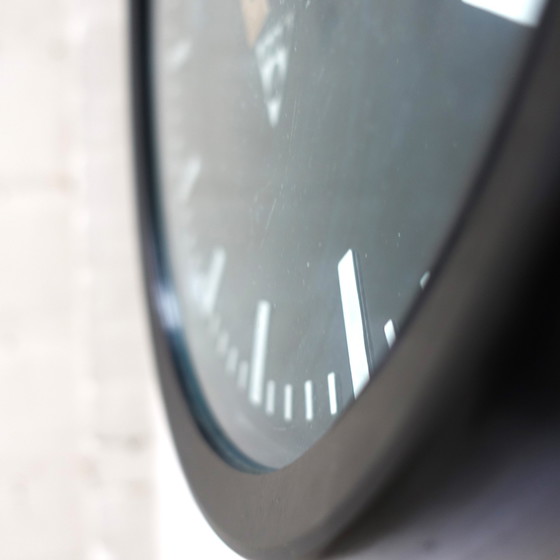 Image 1 of Vintage Industrial Black Pragotron Clock