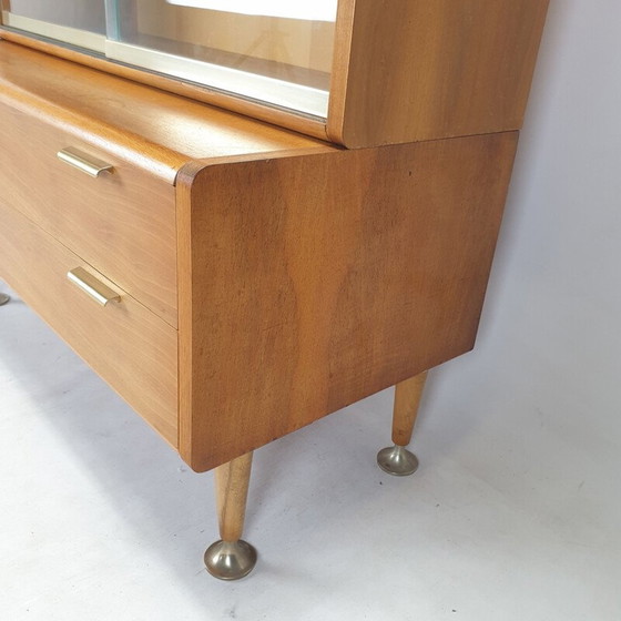 Image 1 of Vintage brass showcase by A.A. Patijn for Zijlstra, The Netherlands 1950