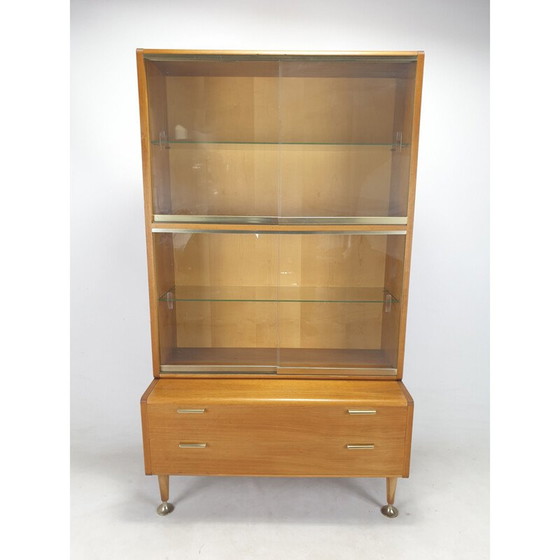 Image 1 of Vintage brass showcase by A.A. Patijn for Zijlstra, The Netherlands 1950