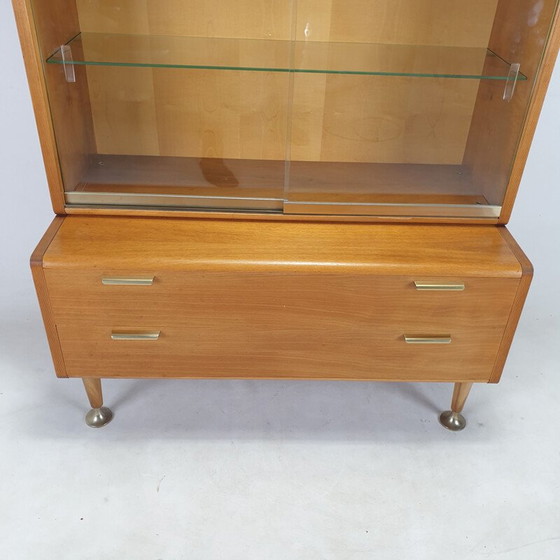 Image 1 of Vintage brass showcase by A.A. Patijn for Zijlstra, The Netherlands 1950