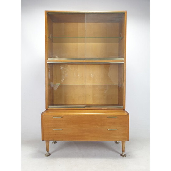 Image 1 of Vintage brass showcase by A.A. Patijn for Zijlstra, The Netherlands 1950