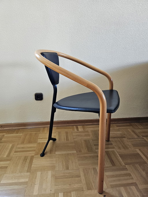 4x Chair Tok By Toshiyuki Kita For Interprofil