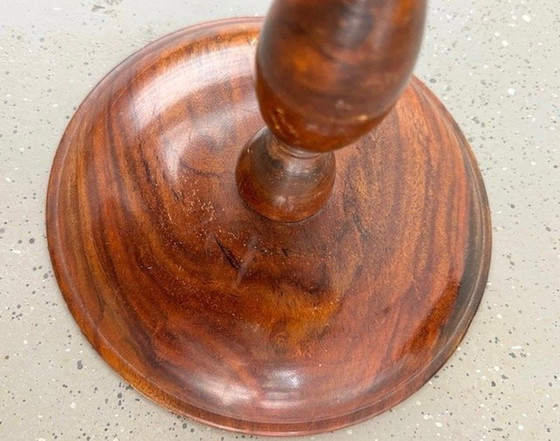 Image 1 of Vintage Wooden Candlestick For 5 Candles