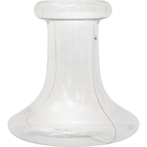 Vintage “Party” transparent glass vase by Renato Toso for Fratelli Toso, 1970s