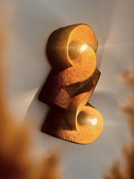 Brutalist Wall Lamp "Very Unique"