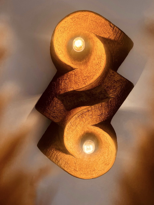 Brutalist Wall Lamp "Very Unique"