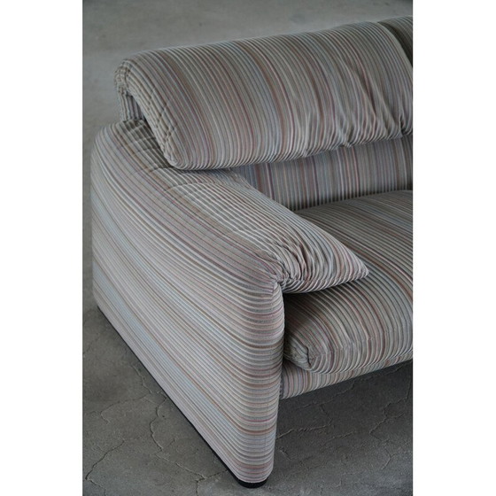 Image 1 of Vintage Maralunga three seater sofa by Vico Magistretti for Cassina, 1970s