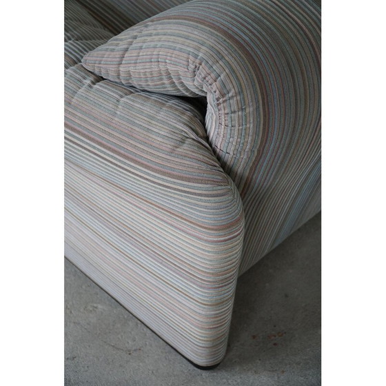 Image 1 of Vintage Maralunga three seater sofa by Vico Magistretti for Cassina, 1970s
