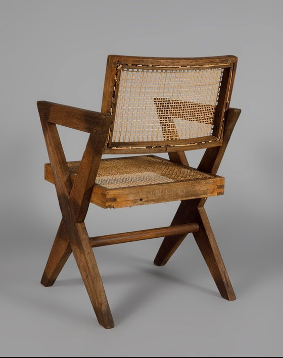 Image 1 of Chandigarh Cross office chair 1960