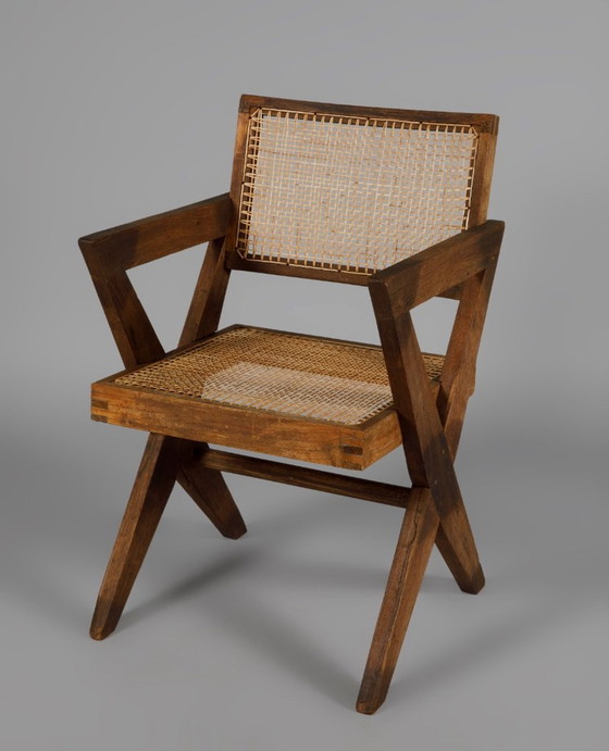 Image 1 of Chandigarh Cross office chair 1960