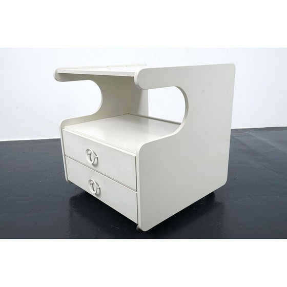 Image 1 of Comodino vintage in plastica stile Space Age, Italia 1970