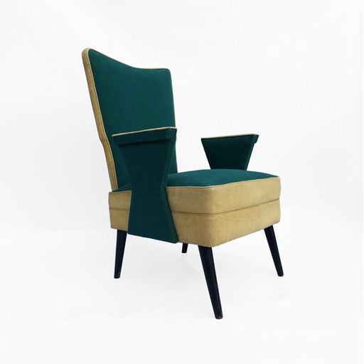 Custom Made Mid Century Italian Armchairs 1950s 