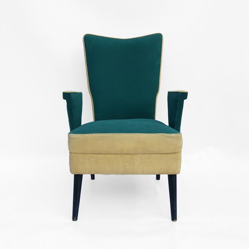 Custom Made Mid Century Italian Armchairs 1950s 