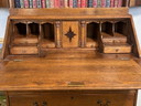  Brocante Vintage Solid Oak Bureau Bookcase 1880 Hidden Compartments & Fitted Interior