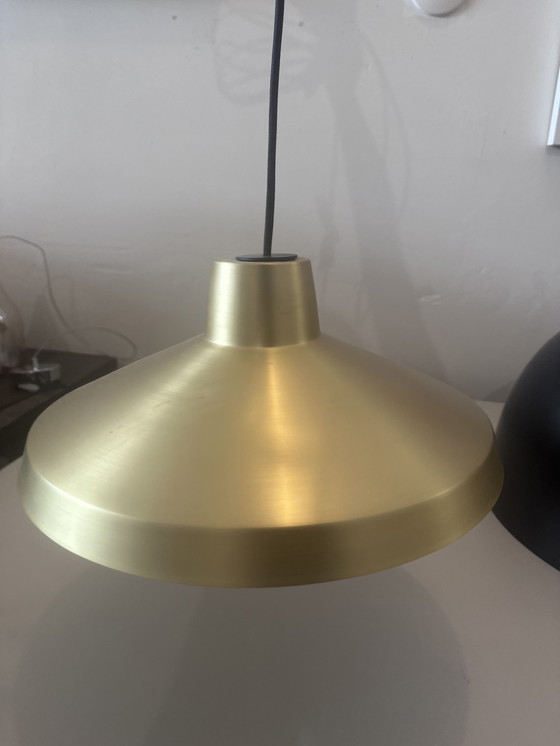 Image 1 of Northern evergreen brass lamp large