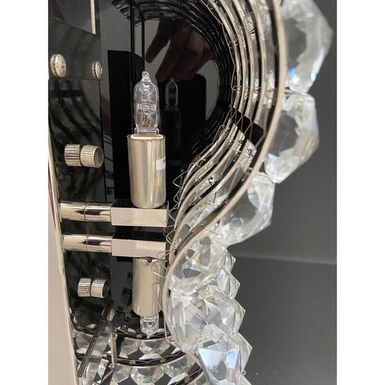 Image 1 of Coppia di applique da parete in cristallo vintage, Italia 1980