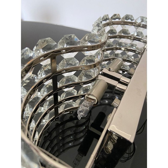 Image 1 of Coppia di applique da parete in cristallo vintage, Italia 1980