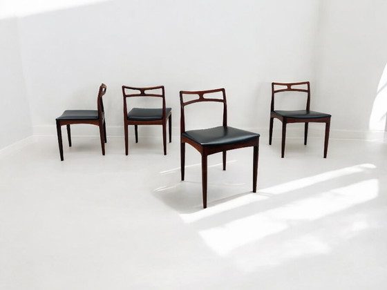 Image 1 of 4x Chairs model 94 by Johannes Andersen for Christian Linneberg